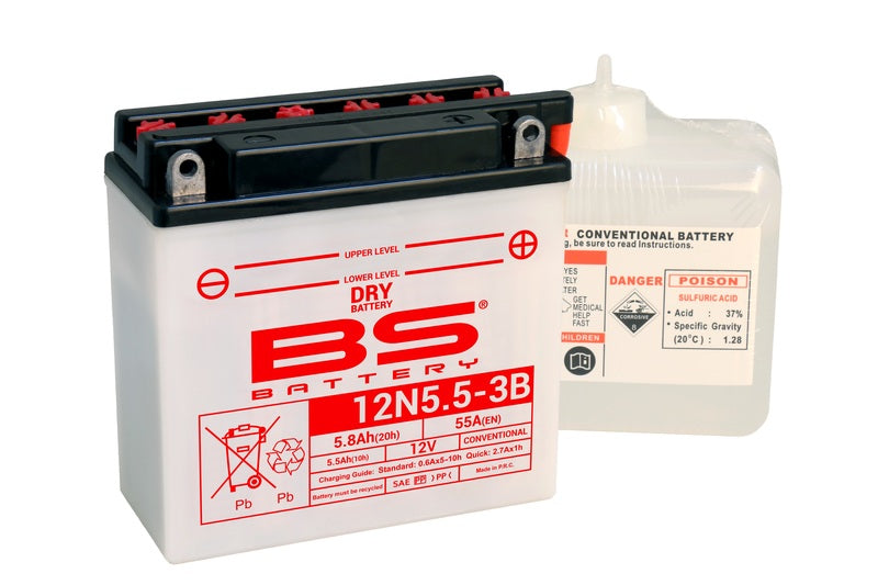 Batería BS BATTERY 12N5.5-3B