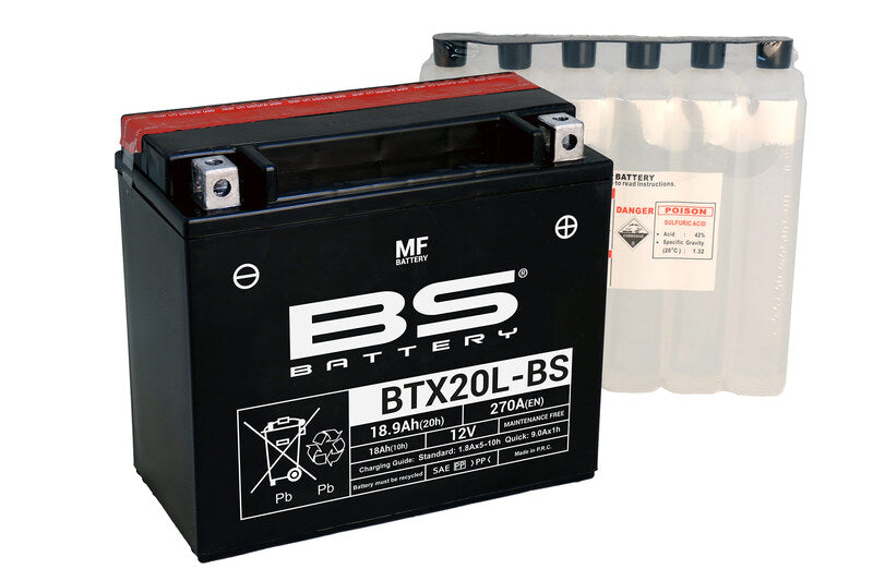 Batería BS BATTERY BTX20L-BS