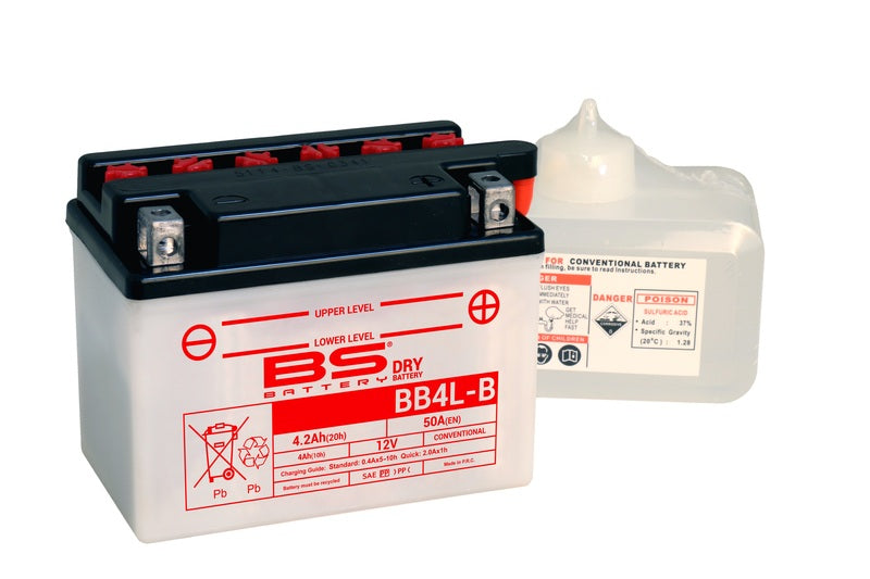 Batería BS BATTERY YB4L-B (Fresh Pack)