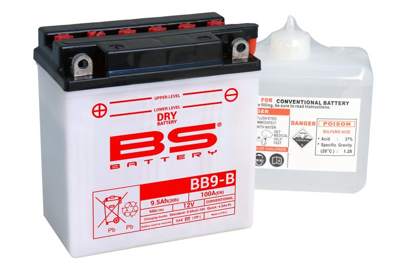 Batería BS BATTERY BB9-B (Fresh Pack)