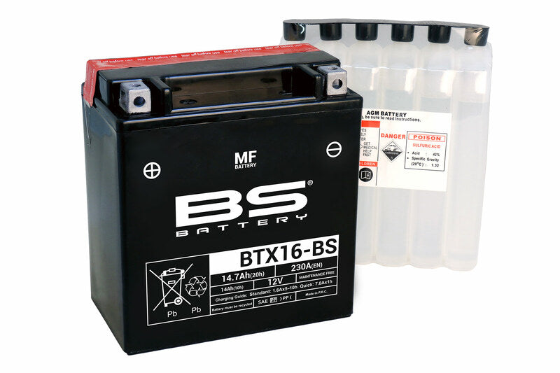 Batería BS BATTERY BTX16-BS