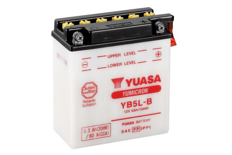 Batería YUASA YB5L-B Combipack (con electrolito)