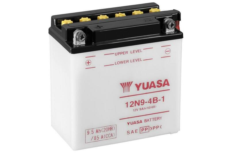 Batería YUASA 12N9-4B-1 Combipack (sin electrolito)