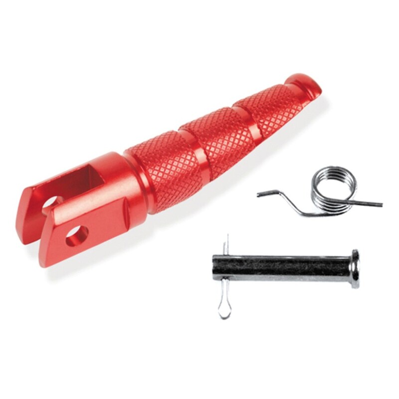 Juego reposapies scooter fresado. Oro