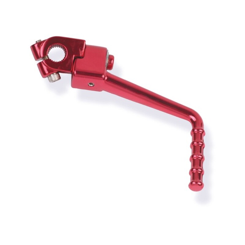 Pedal arranque AM. Aluminio. Rojo