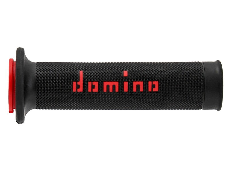 Puños racing DOMINO 126mm negro/rojo A01041C4240