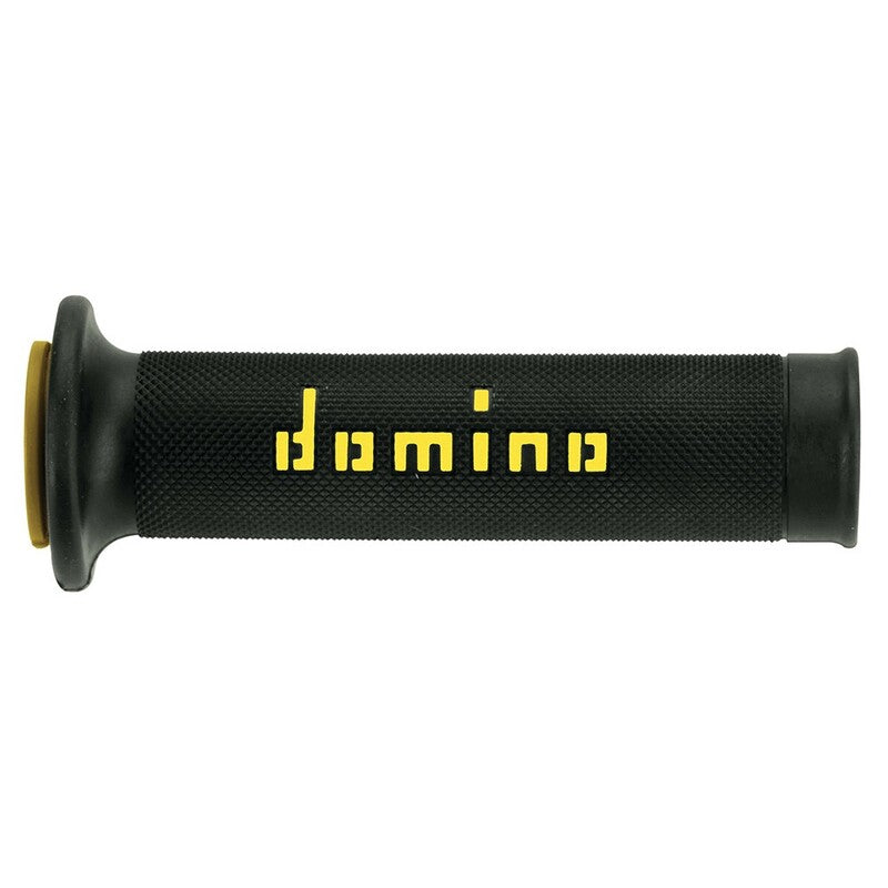 Puños racing 126mm negro/amarillo A01041C4740