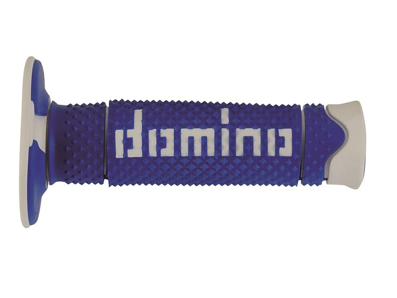 Puños off road DOMINO DSH azul/blanco A26041C4648