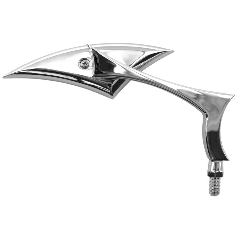 Retrovisor derecho universal V PARTS 153x50 cromado Dch