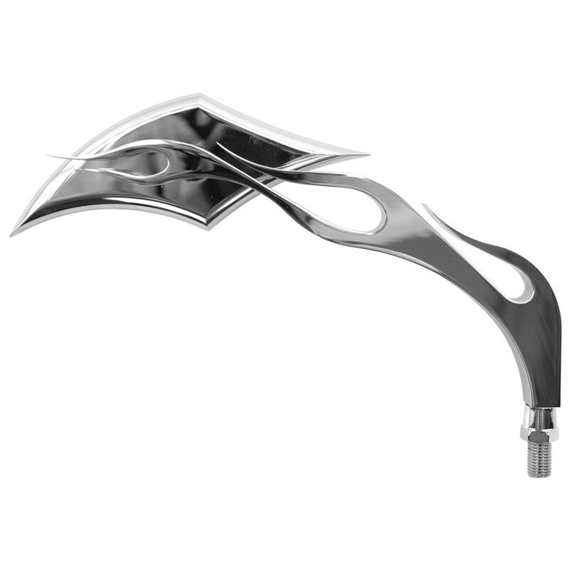 Retrovisor derecho universal V PARTS Custom Llamas + adaptador M10 R/I