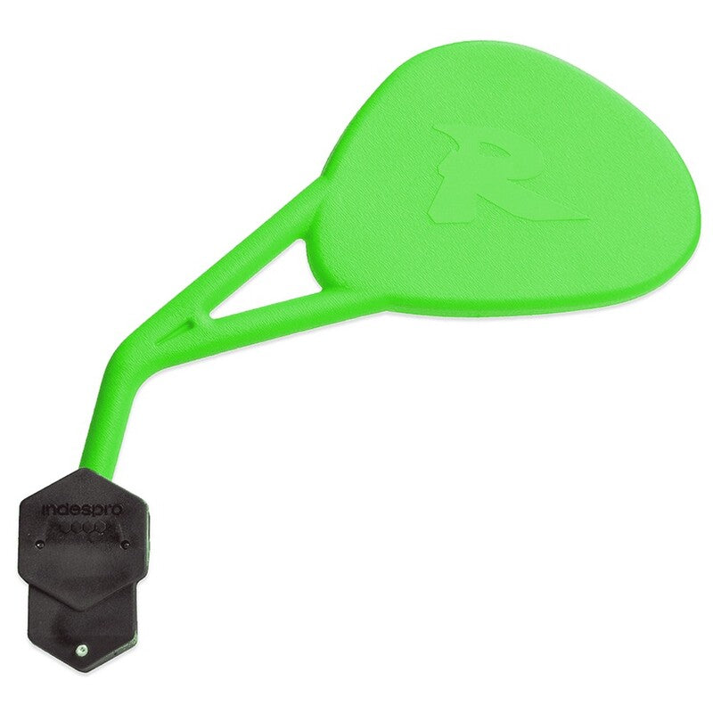 Retrovisor izquierdo universal V PARTS Enduro R (homologado) con brida Verde