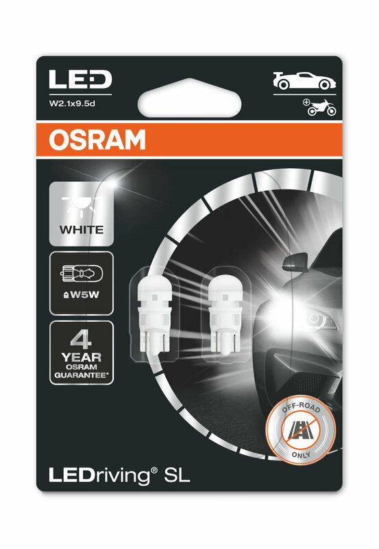 Lampara OSRAM Retrofit LEDriving W5W Light Bulbs 12V 0,8W - 2u