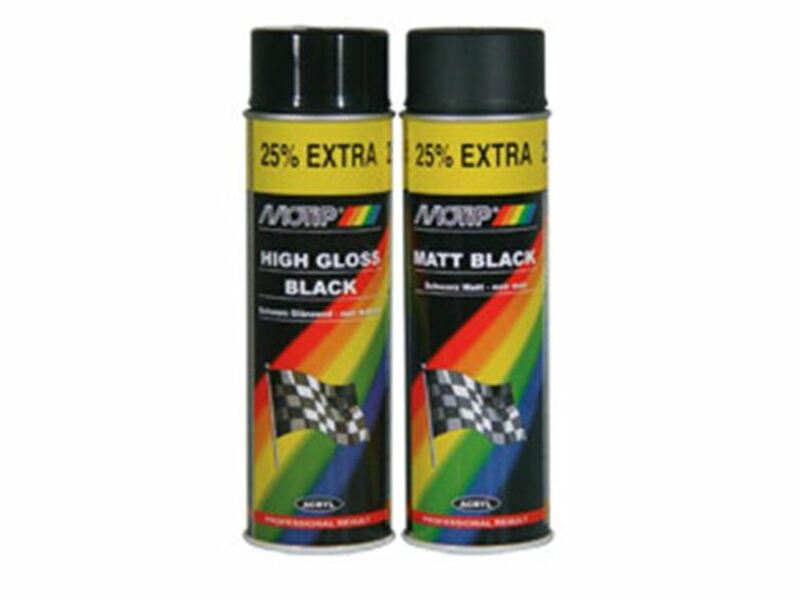 Pintura MOTIP negro brillante 500ML