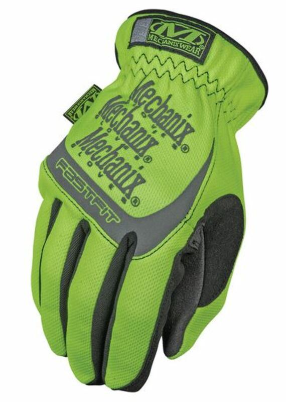 Par de guantes Mechanix Fast Fit y SFT Yellow Fluo Talla L