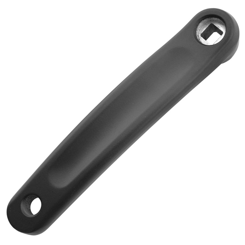 PROWHEEL Biela izquierda de bicicleta Aluminio negro 175mm Eje cuadrado