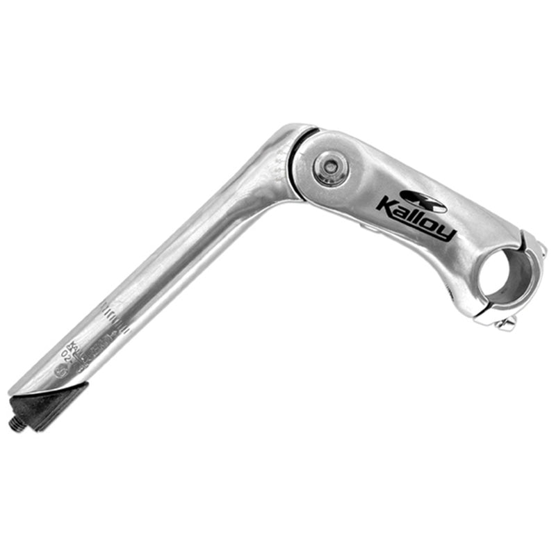 Potencia para bicicleta 0° / 60° UNO - 100 mm plata