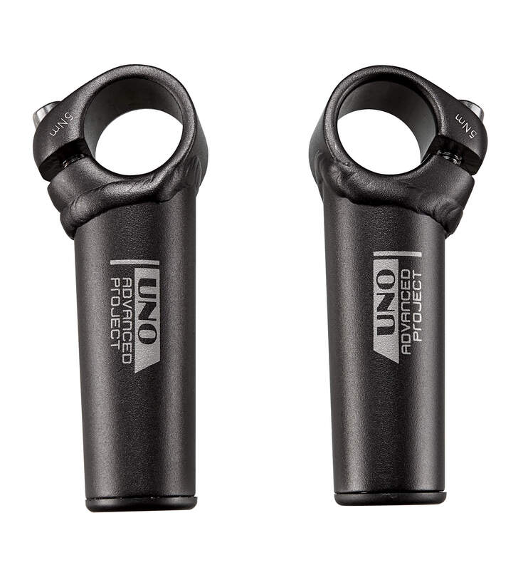 Apéndices para manillar de bicicleta UNO L:80mm Negro