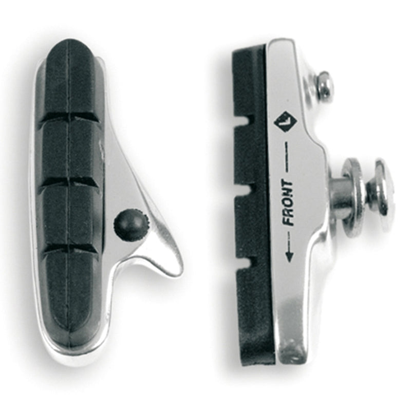 ALHONGA Zapatas de freno de bicicleta carretera Shimano. Llanta aluminio. Carcasa plata