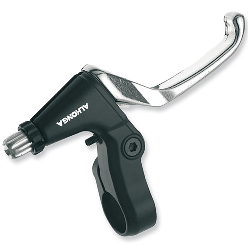 ALHONGA Juego de manetas bicicleta infantil. Cantilever. Aluminio Plata