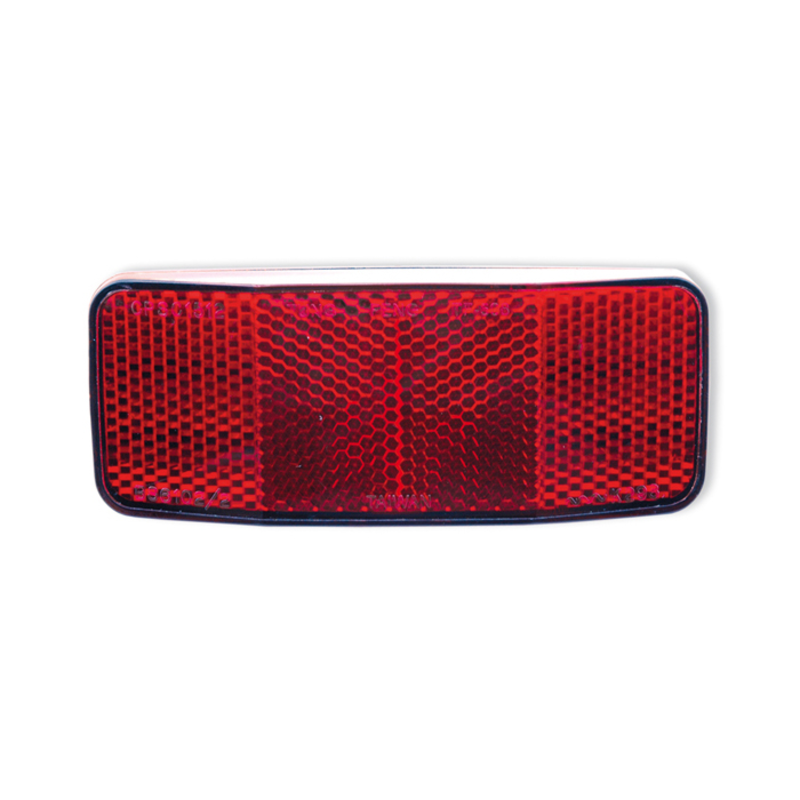 Reflector trasero bicicleta sujeción al portabultos 100x40mm