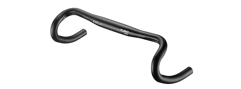 Manillar Carretera Racing Satori Furion Ø31.8. 440mm. Aluminio 7050. Negro Mate
