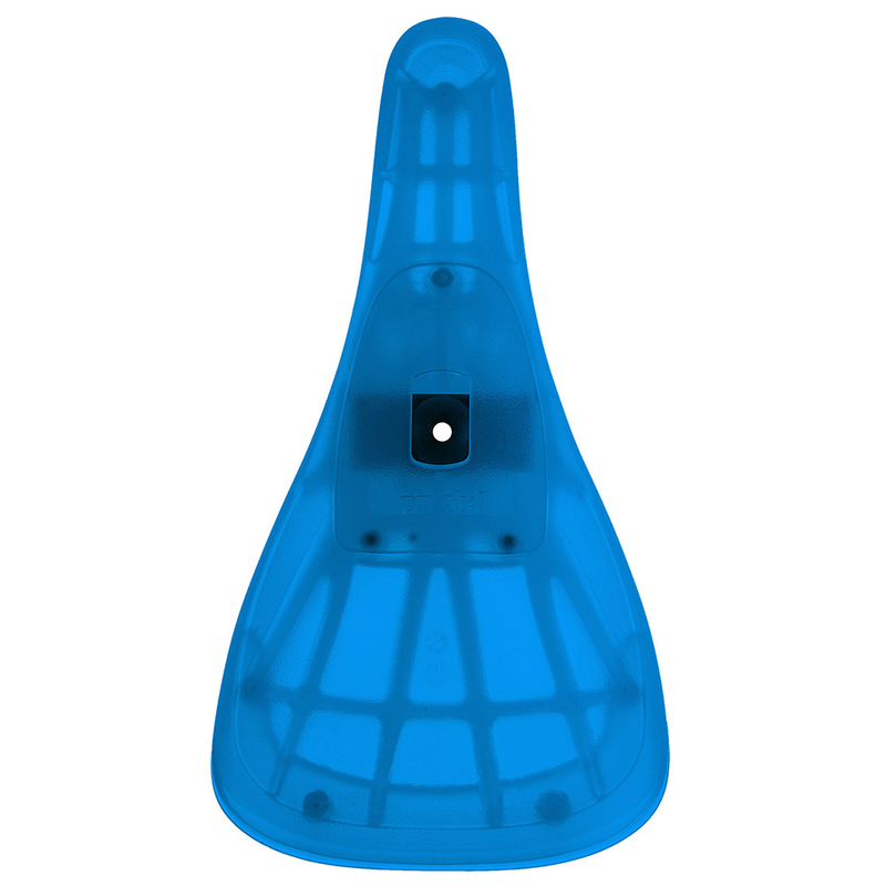 Sillín para tija pivotante VELO VL7101 nylon translucido azul