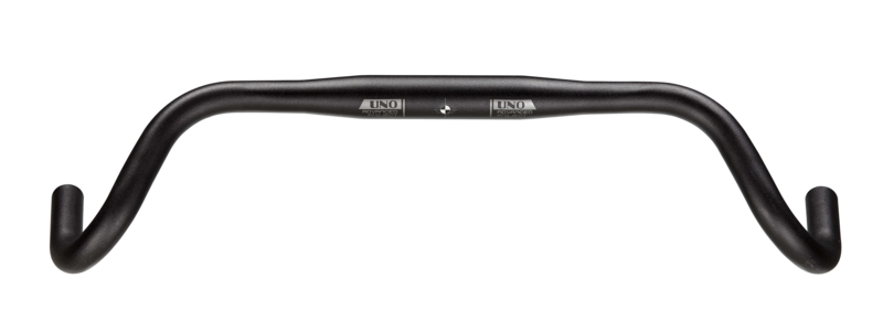 Manillar de bicicleta Gravel UNO. 560mm - Ø31,8. Negro