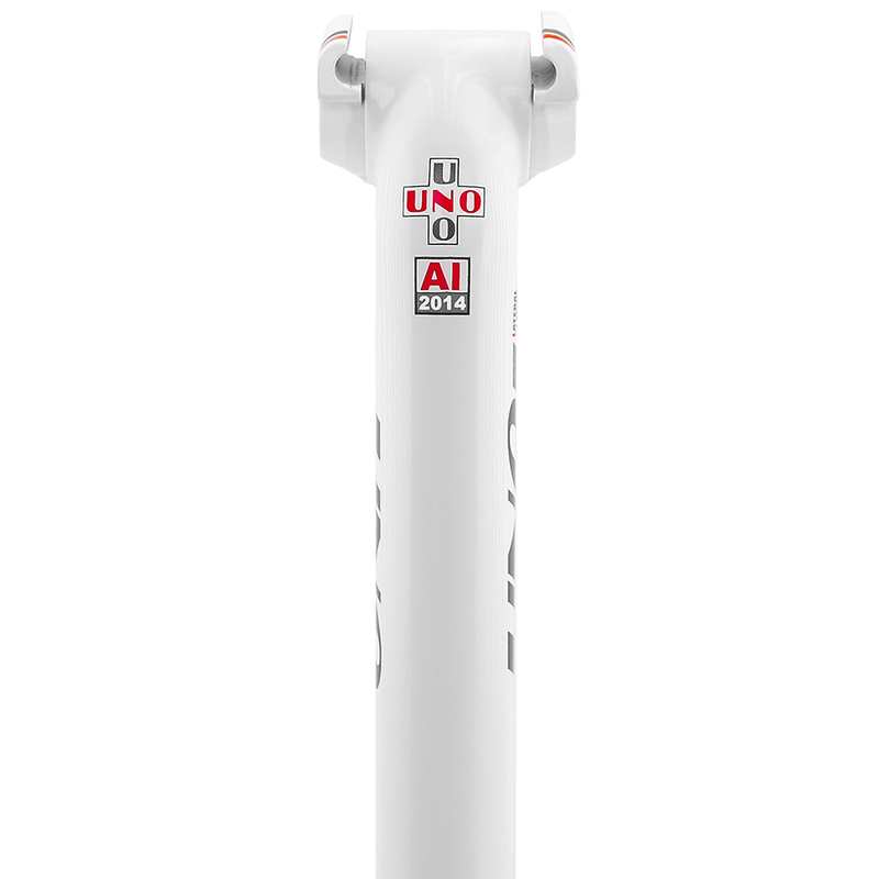 Tija de sillín UNO TS 639 - 350mm Ø27.2 Blanca