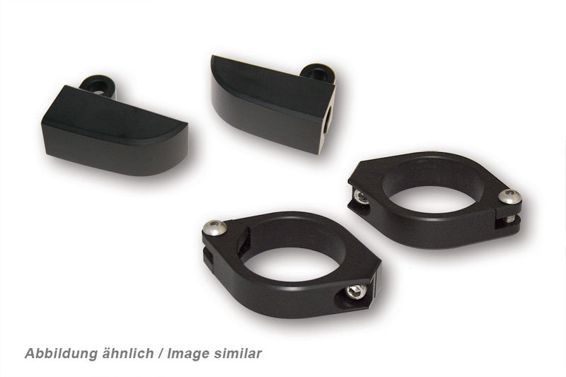 Juego de soportes de intermitente para horquilla HIGHSIDER aluminio CNC - Ø 47-54 mm