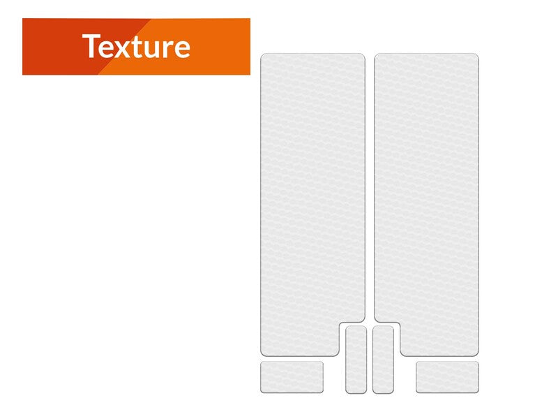 Kit adhesivos protectores de horquilla ALGIS texture transparente