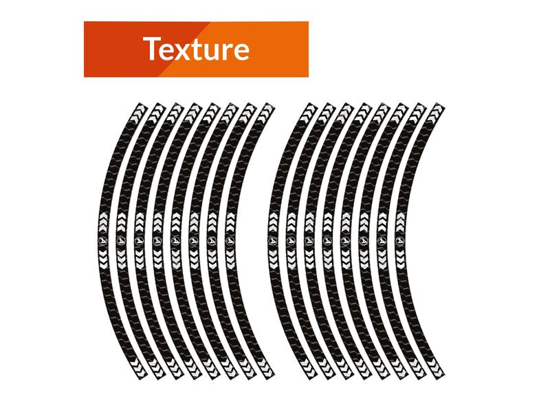 Adhesivos protextores de llanta ALGIS ARROWS texture negro