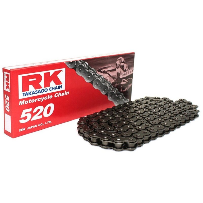 Cadena RK 520M con 102 eslabones negro