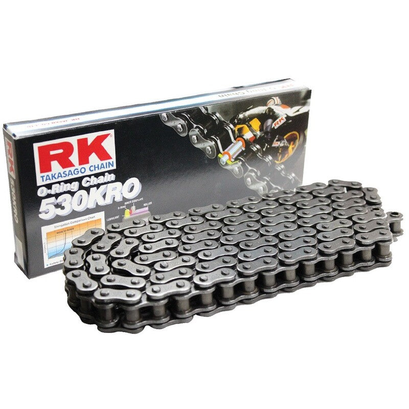 Cadena RK 530KRO con 118 eslabones negro