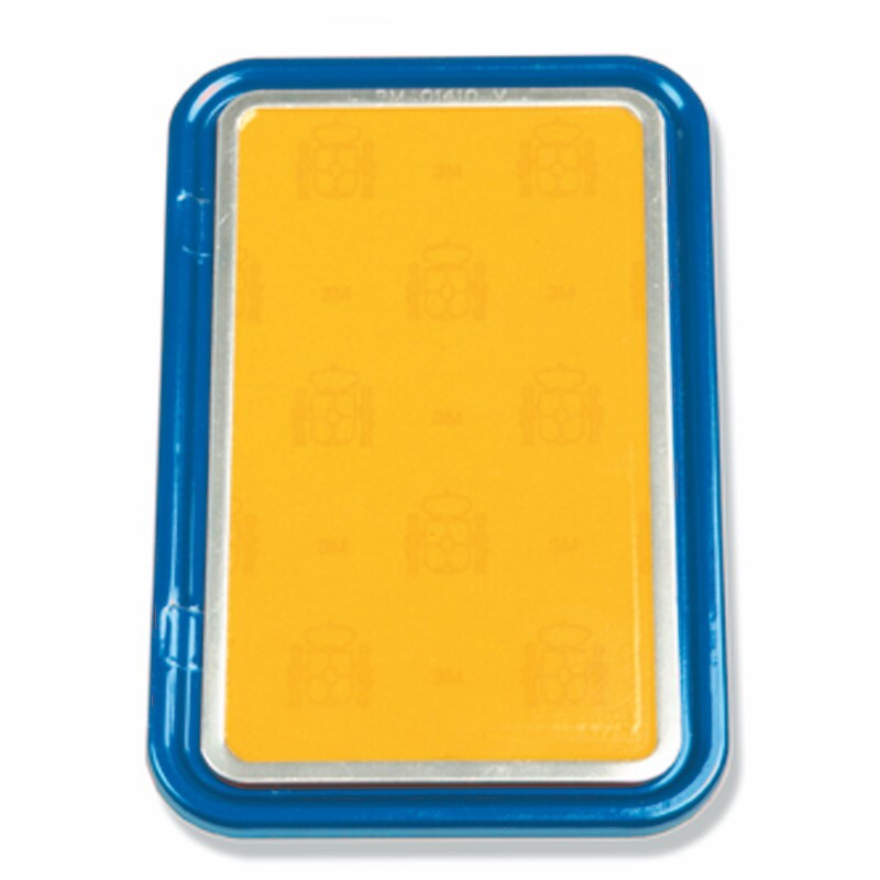 Placa porta matricula scooter. Azul