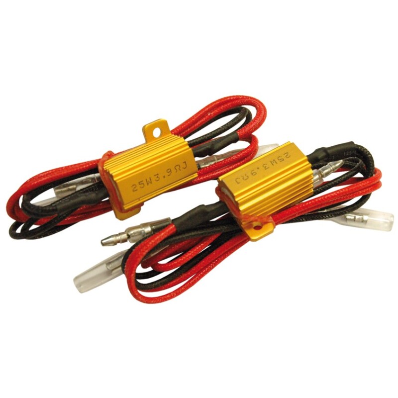 Juego de resistencias para intermitentes LED