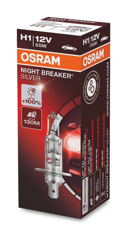 Bombilla OSRAM Night Breaker Silver H1 12V /55W - X1