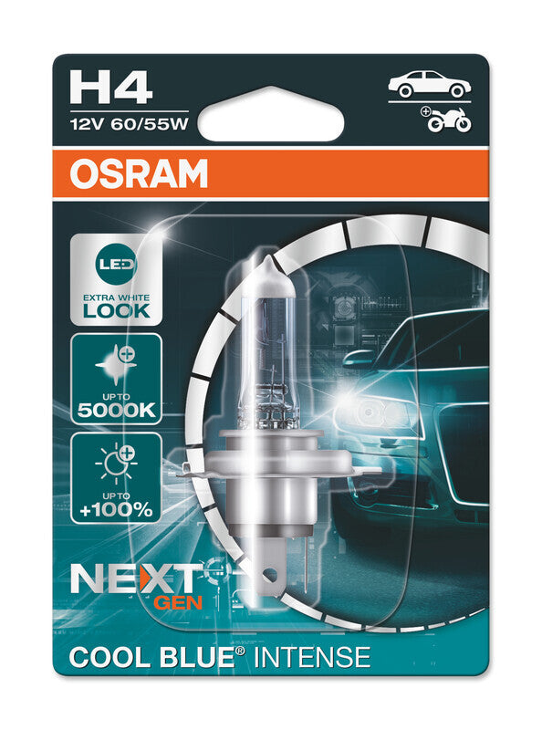 Bombilla OSRAM Cool Blue Intense H4 12V/60/55W - X1