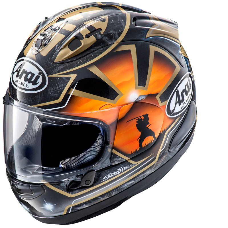 Casco ARAI RX-7V EVO Pedrosa Spirit - Oro