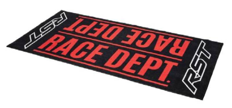 Alfombra paddock RST Race Dept Negro/Rojo 100 x 200 cm