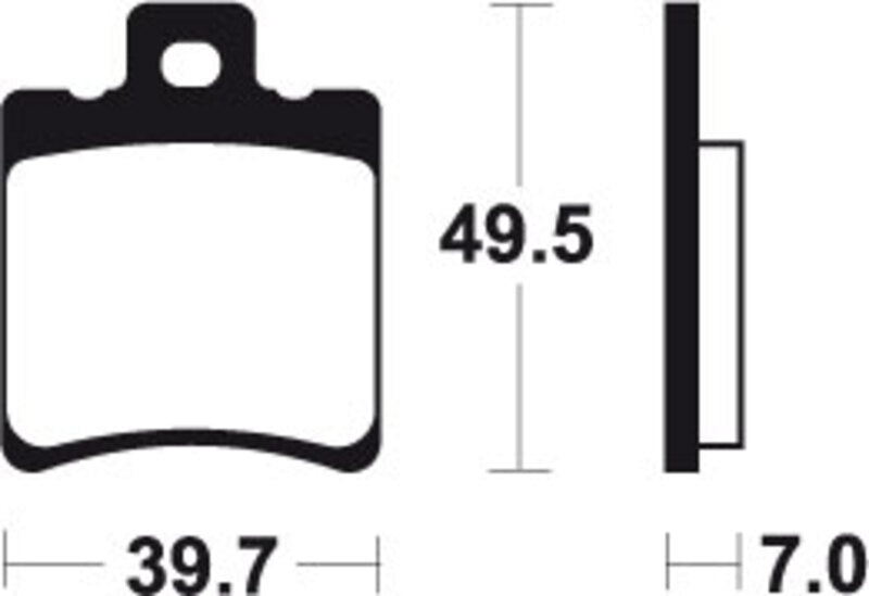 Pastillas de freno Tecnium MF271 Sinterizadas