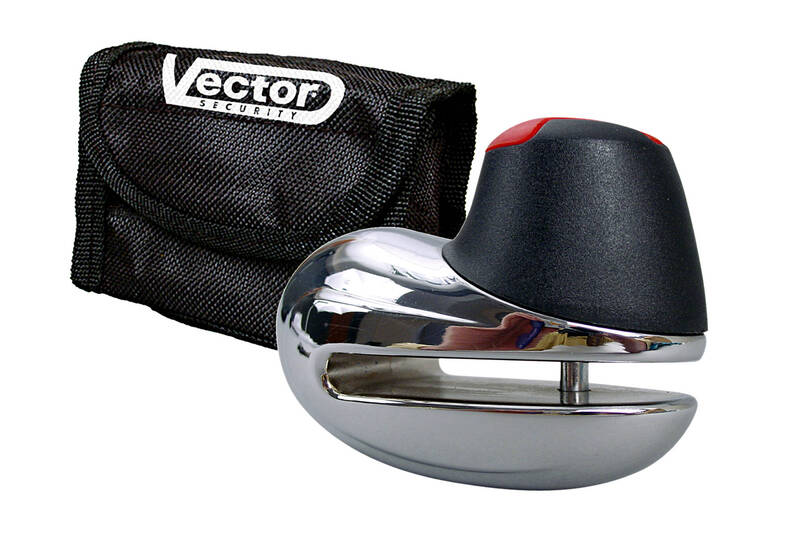 Candado de disco VECTOR Mini Disc - Ø6mm - Cromo