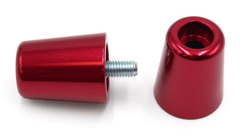 Juego contrapesos aluminio KAWASAKI. Rojo