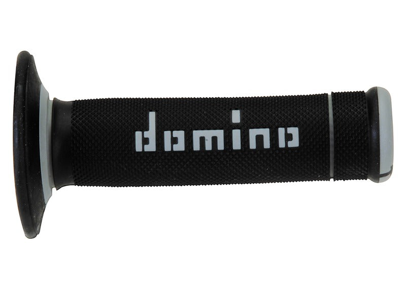 Puños off road DOMINO cross negro/gris A02041C7170