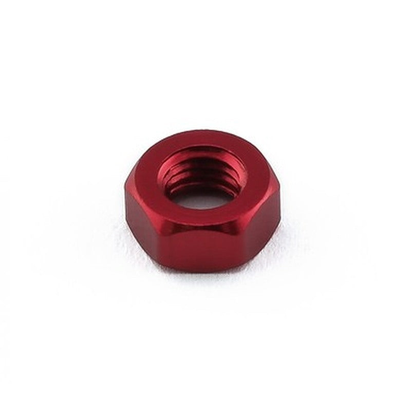 Tuerca plana de Aluminio Pro-Bolt M5 LFN5R Rojo