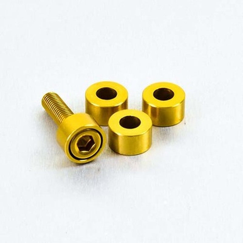 Arandela de Aluminio cilíndrica M6 Pro-Bolt LWACP6G Oro
