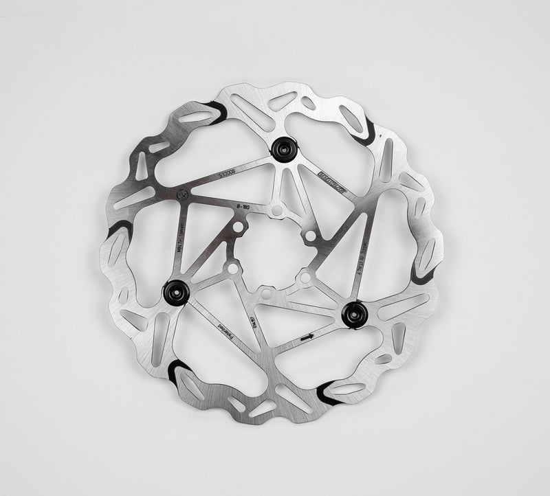 Disco de freno bici BRAKING S3 Batfly ondulado semi-flotante Ø160mm IS