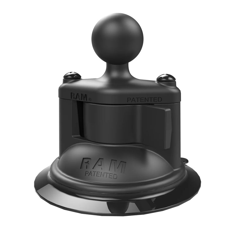 Base de ventosa RAM MOUNTS Twist-Lock™ de material compuesto con bola