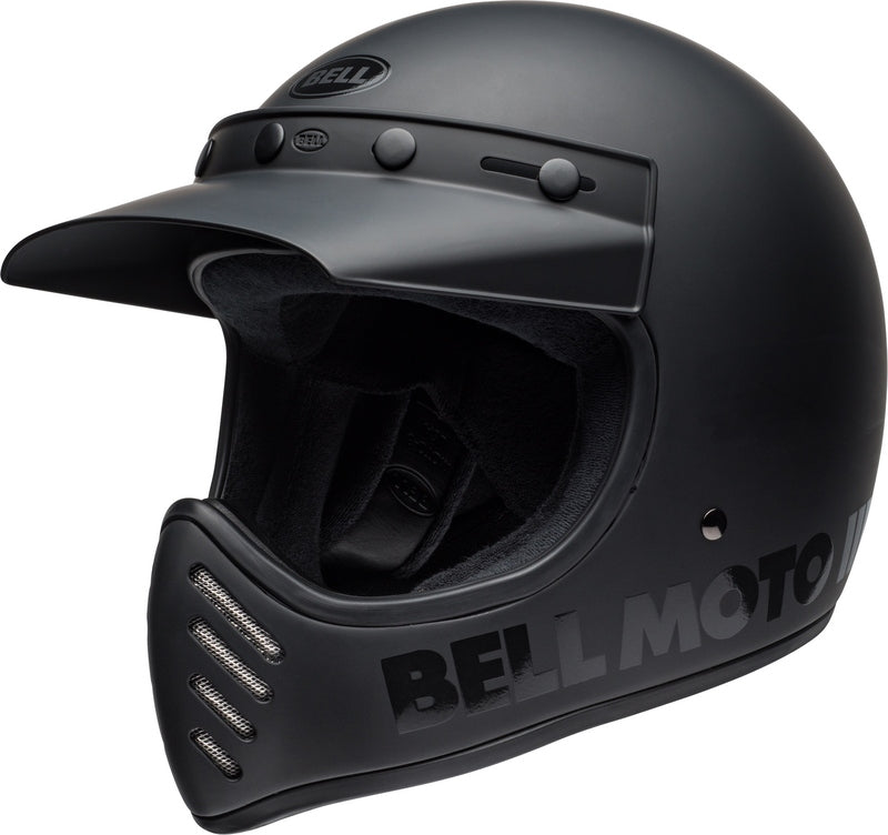 Casco BELL Moto-3 Classic - Blackout Mate/Brillo