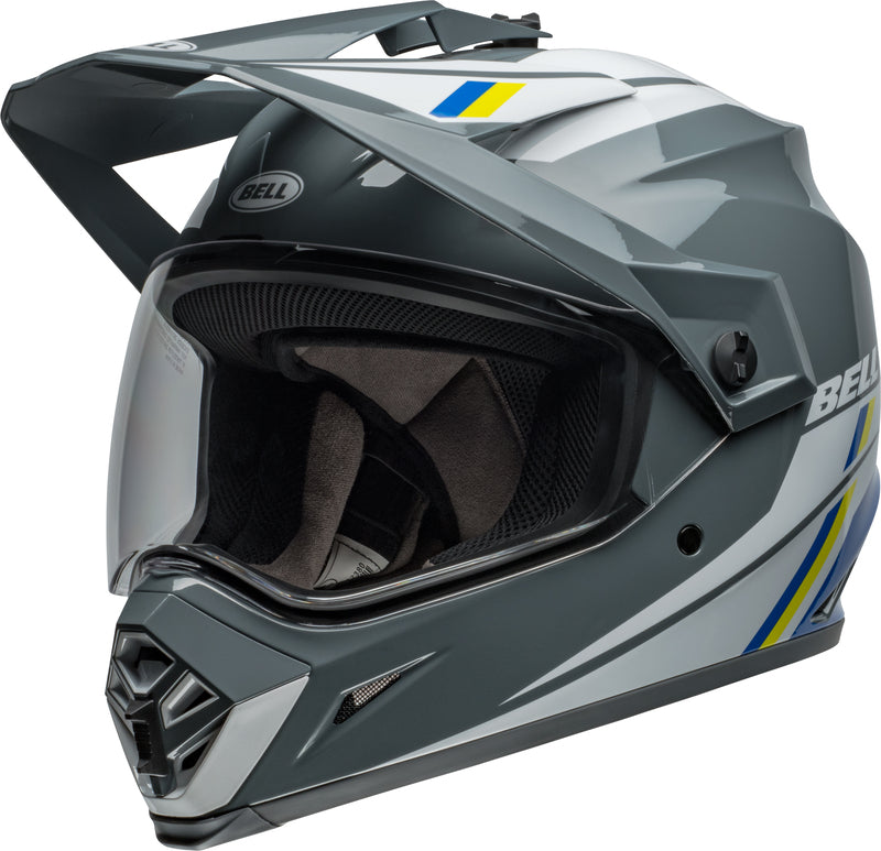 Casco BELL MX-9 Adventure MIPS - Alpine Gloss Gray/Blue