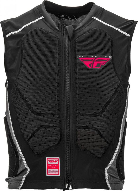 Peto FLY RACING Barricade (con cremallera) - Negro